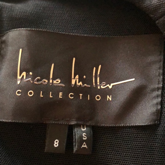 NIcole Miller BLACK sleeveless dress NWT - Picture 5 of 8